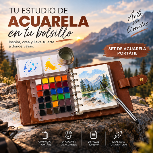 Set de Acuarelas Pórtatil
