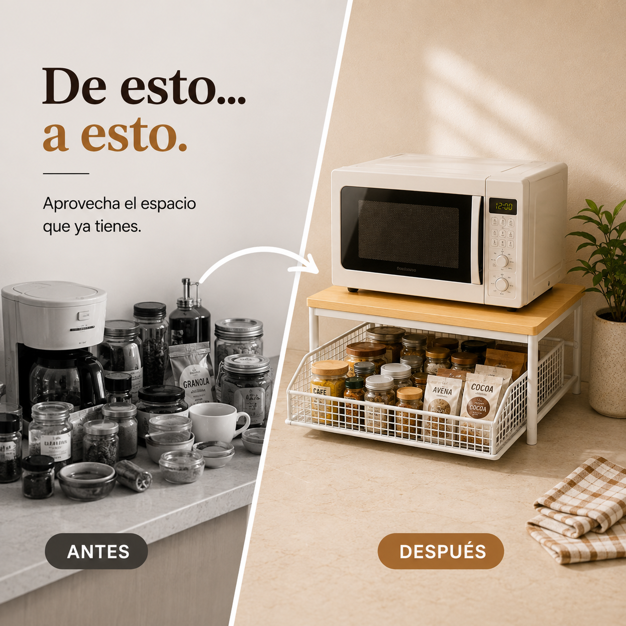 Estante Organizador Multiusos 2 Niveles