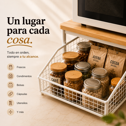 Estante Organizador Multiusos 2 Niveles