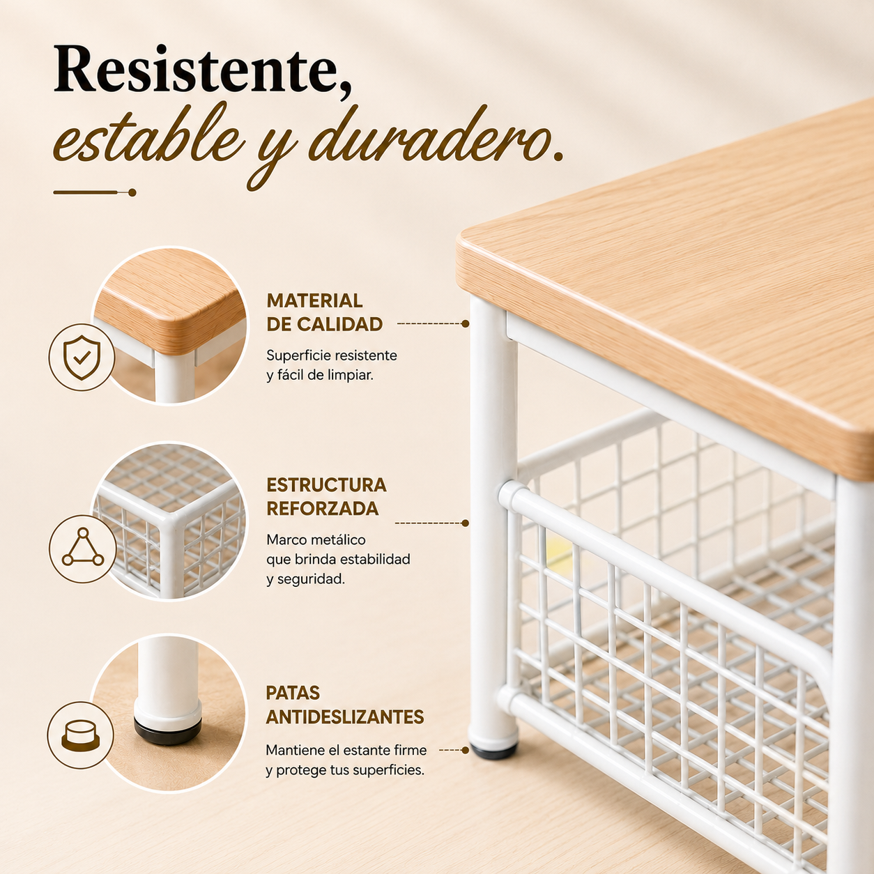 Estante Organizador Multiusos 2 Niveles