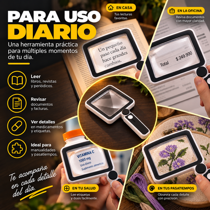 Lupa Pórtatil con Luz