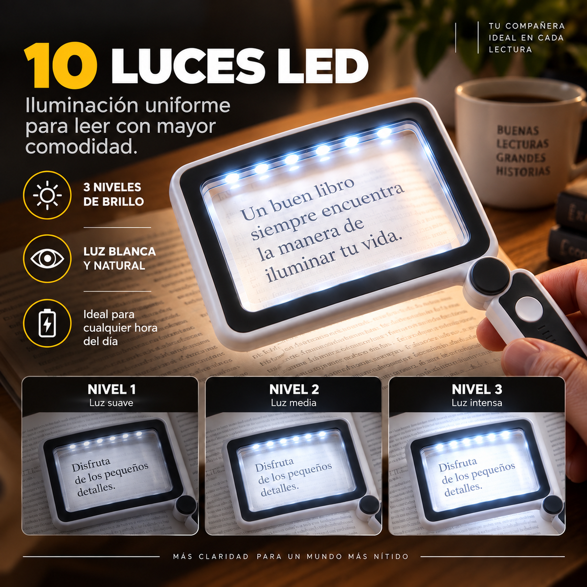 Lupa Pórtatil con Luz