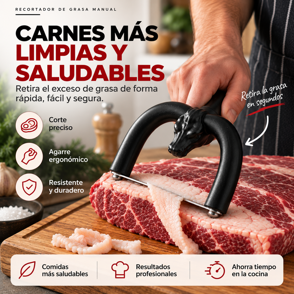 Cortador de Grasa Manual